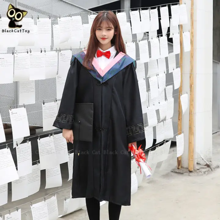 College Graduation Gown Bachelor S Clothing College Wind Adult