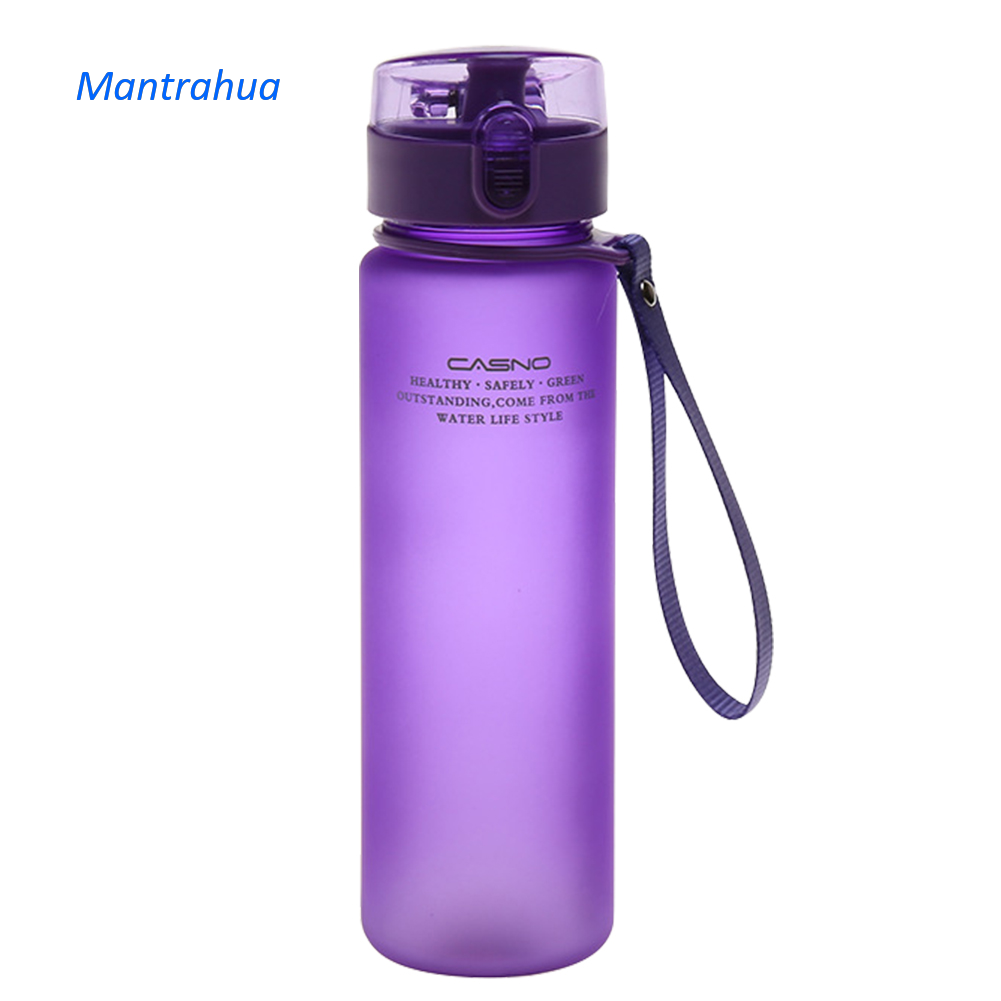 Mantrahua 400Ml 560Ml BPA Free Leak Proof Thể Thao Chai Nước Chất Lượng Cao Du Lịch Di Động Đi Bộ Đường Dài Outoor Thể Thao Chai Nước
