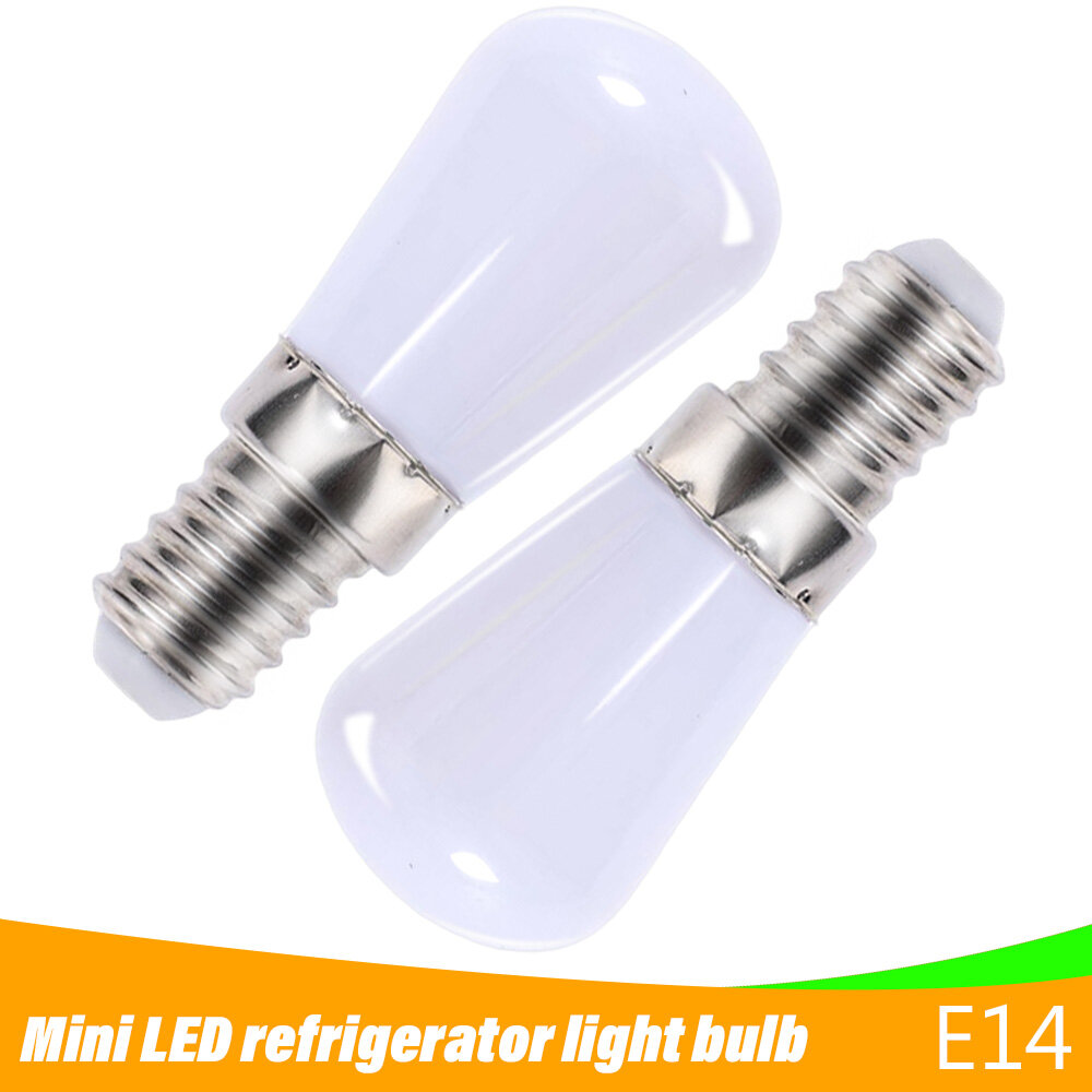 Mini LED Light Bulbs E14 LED 220V Refrigerator Lamp Bulbs Screw Bulb for Refrigerator Display Cabinets