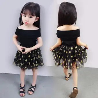 girls black sundress