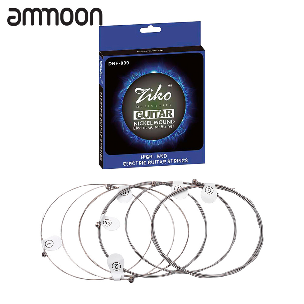 Electric Guitar Strings Hexagon Alloy Wire Nickel Wound Bright Corrosion Resistant 6 Strings Set Extra Light Special