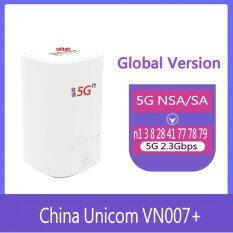 China Unicom VN007 + 5G CPE Bộ Định Tuyến Không Dây NSA SA 2.3Gbps Khe Cắm Sim Bộ Định Tuyến Lưới Wifi 5G CPE Modem Không Dây Công Suất Cao