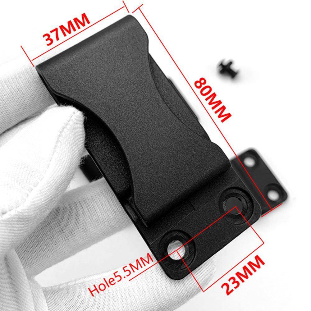 4 Clips Ceinture EDC Kydex - Support Multifonction Noir - Pince étui K Sheath