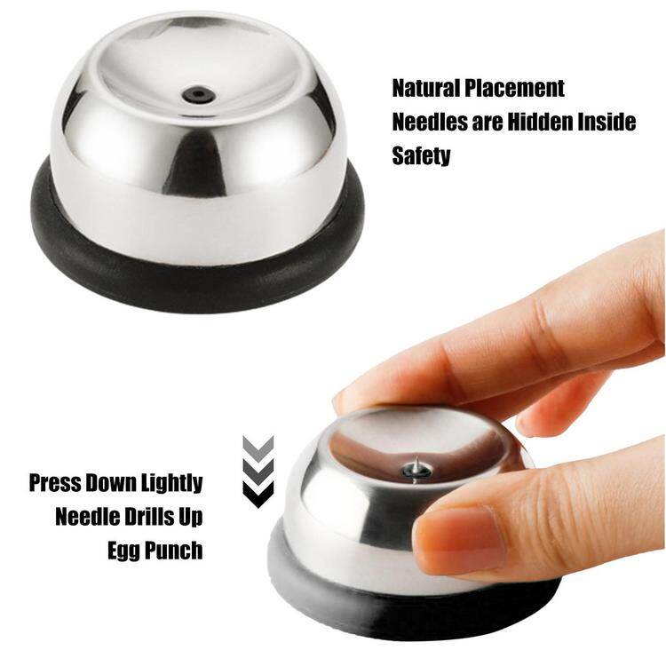 Hard Boiled Egg Piercer Egg Puncher Egg Piercer with PP Base Useful Hole Puncher Piercing Tool Home Kitchen Gadgets for Making A Small Egg Hole Dishwasher Safe friendly