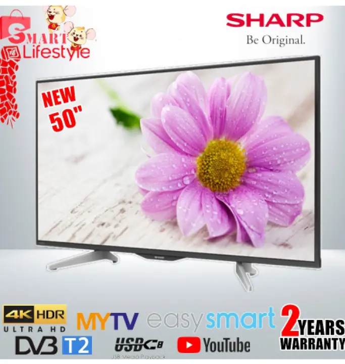 Sharp 50inch 4k Uhd Smart Tv 4tc50ah1x Lazada