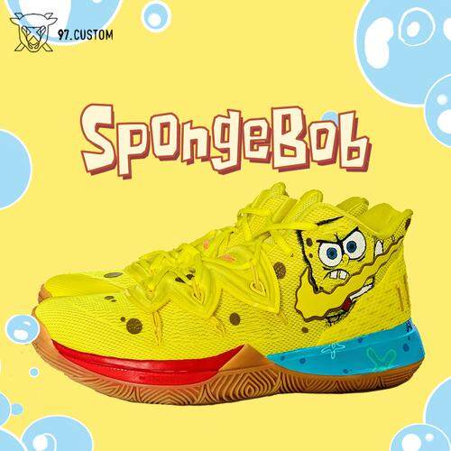NIKE_Kyrie 5 X SpongeBob Sneakers Custom Perubahan Warna