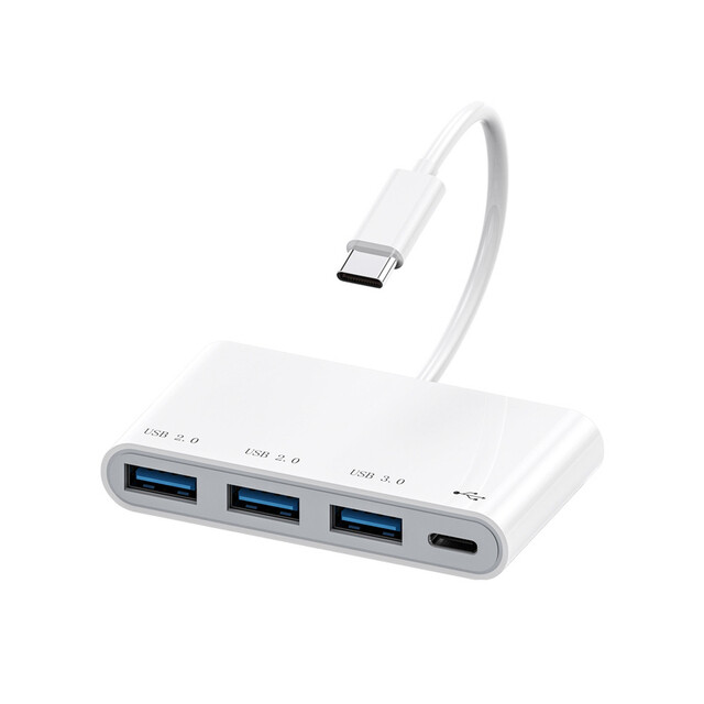 Usb c usb3.0 hub 4 ports type c to usb 3.0 2.0 hub splitter otg usb-c adapter dock converter for laptop tablet switch phone