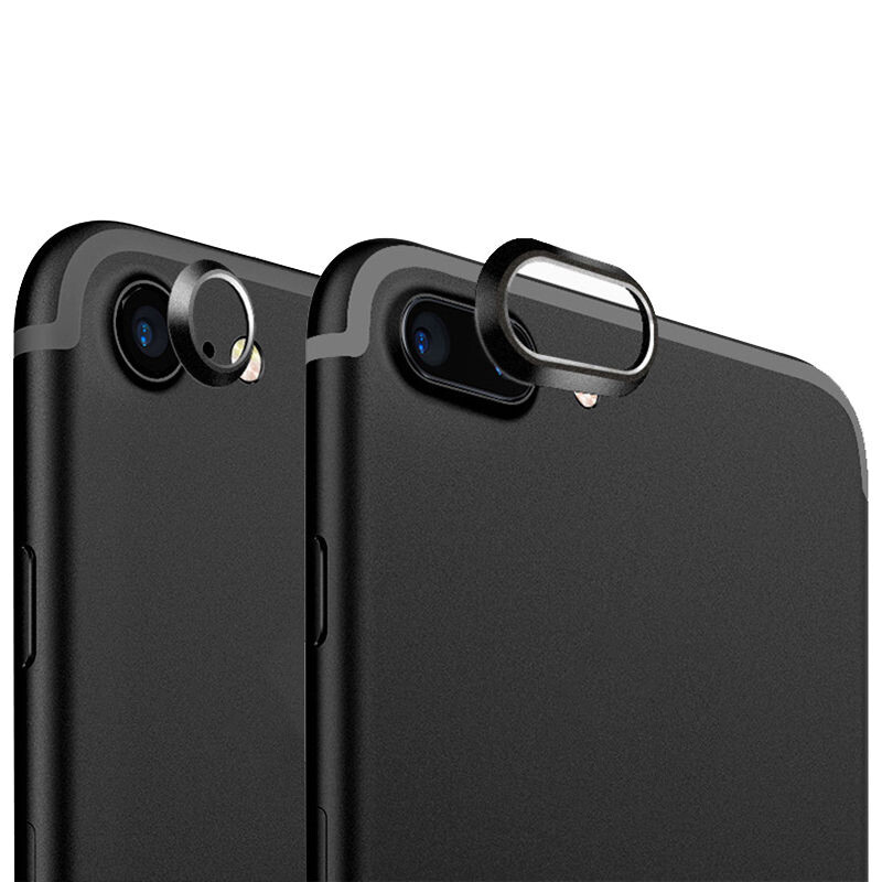 【Alien Data】 X XS MAX XR 7 8 Plus Ốp Lưng Bảo Vệ Máy Ảnh Phía Sau Vỏ Có Vòng