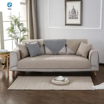 Wilk 13 Sizes Sofa Mat Cotton Non Slip Couch Cover Cushion Baby Mattress Bay Window Pad Carpet Yoga Bedside 1pc Lazada Singapore Non Slip Sofa Couch Cover Cushion