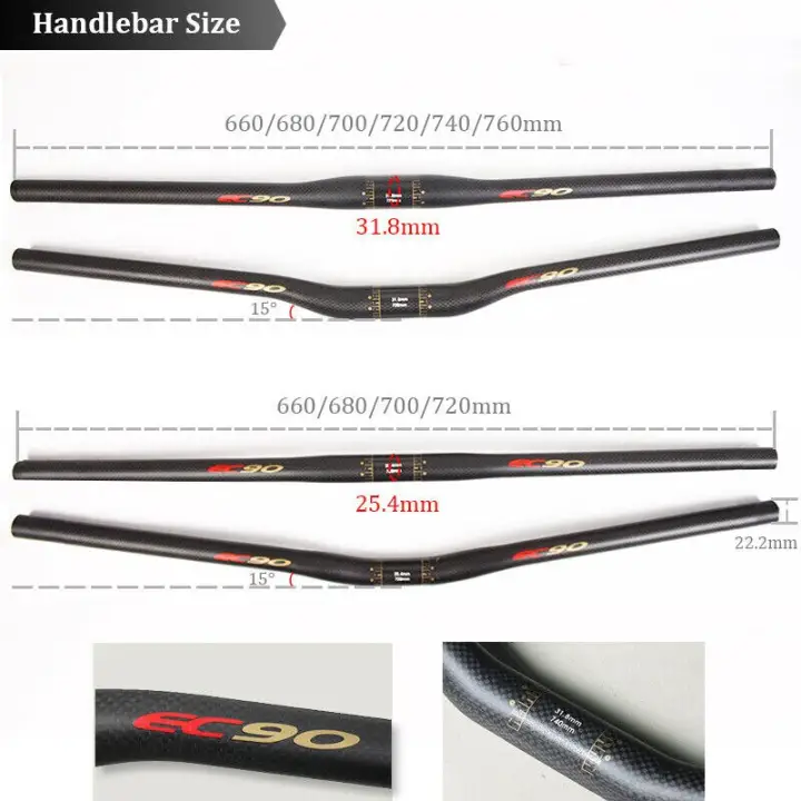 handlebar mtb size