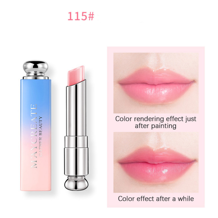 Color-Changing Lipstick Waterproof Magic Temperature Change Color Lip Moisturizing Lip Gloss Long Lasting Nutritious Lip Balm