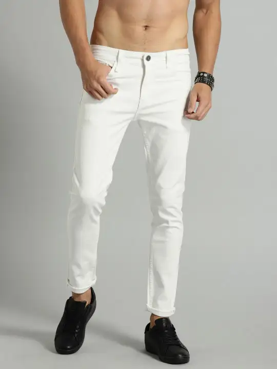 jeans pant white colour