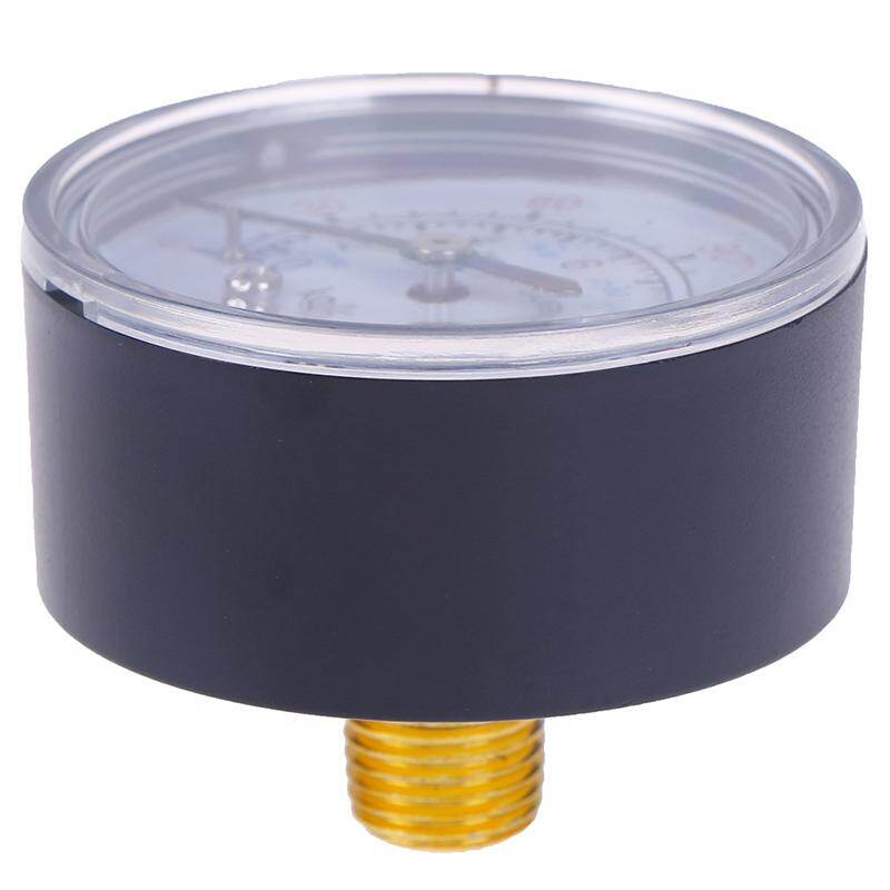Bar air pressure gauge 13mm 1/4 bsp thread double scale for air compressor