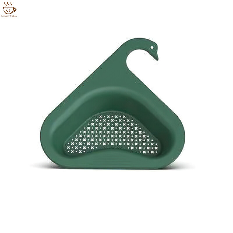 Giỏ Thoát Nước Hình Thiên Nga Chậu Rửa Giỏ Thoát Nước Rau Quả Thông Thường Giỏ Thoát Nước Đa Năng Cho Bồn Rửa Chén Thức Ăn Thừa Nhà Bếp