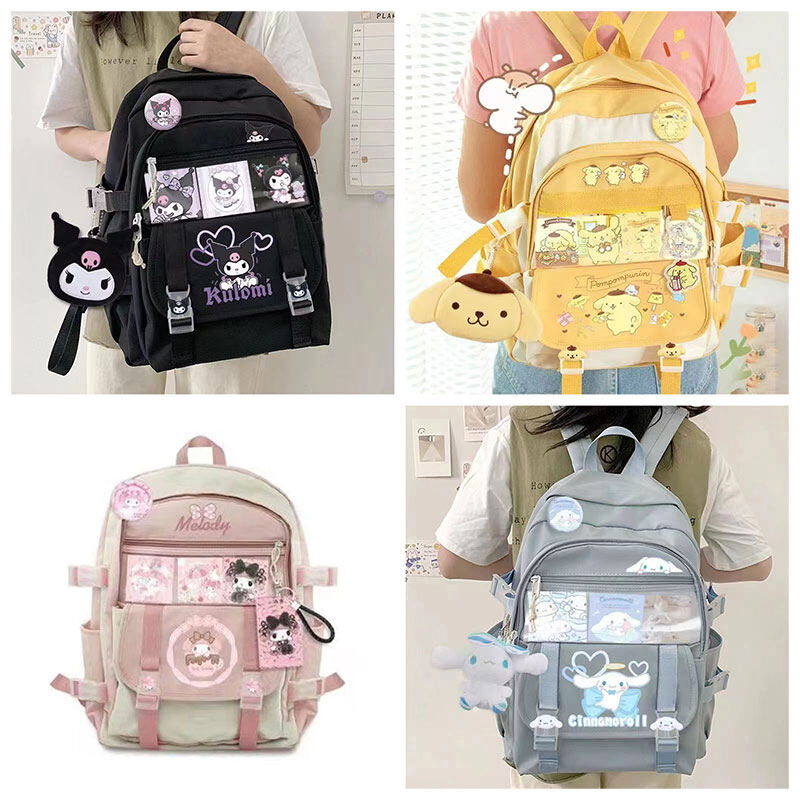 student backpack junior high school computer bag Large-capacity backpack for college students