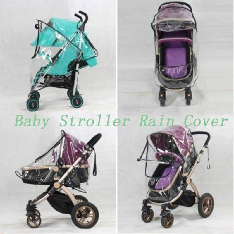 1* Hot Waterproof Universal Fashion Stroller Rain Cover Pushchair Wind Shield Pram Raincoat Baby Accessories Singapore