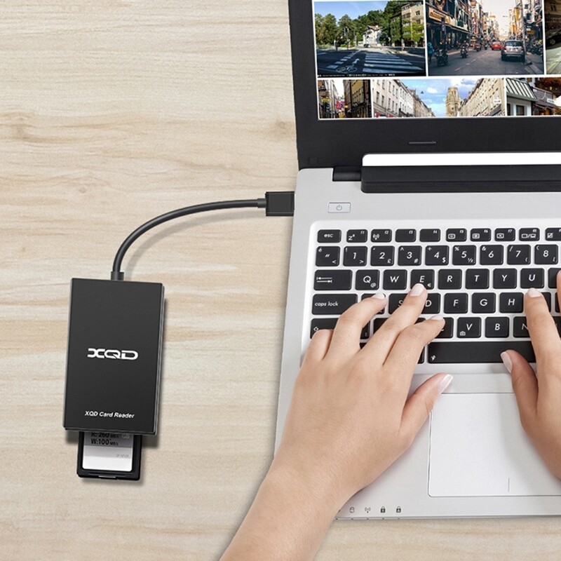 Rocketek XQD312 Đầu Đọc Thẻ Type-C Sang SD / XQD 2 Trong 1