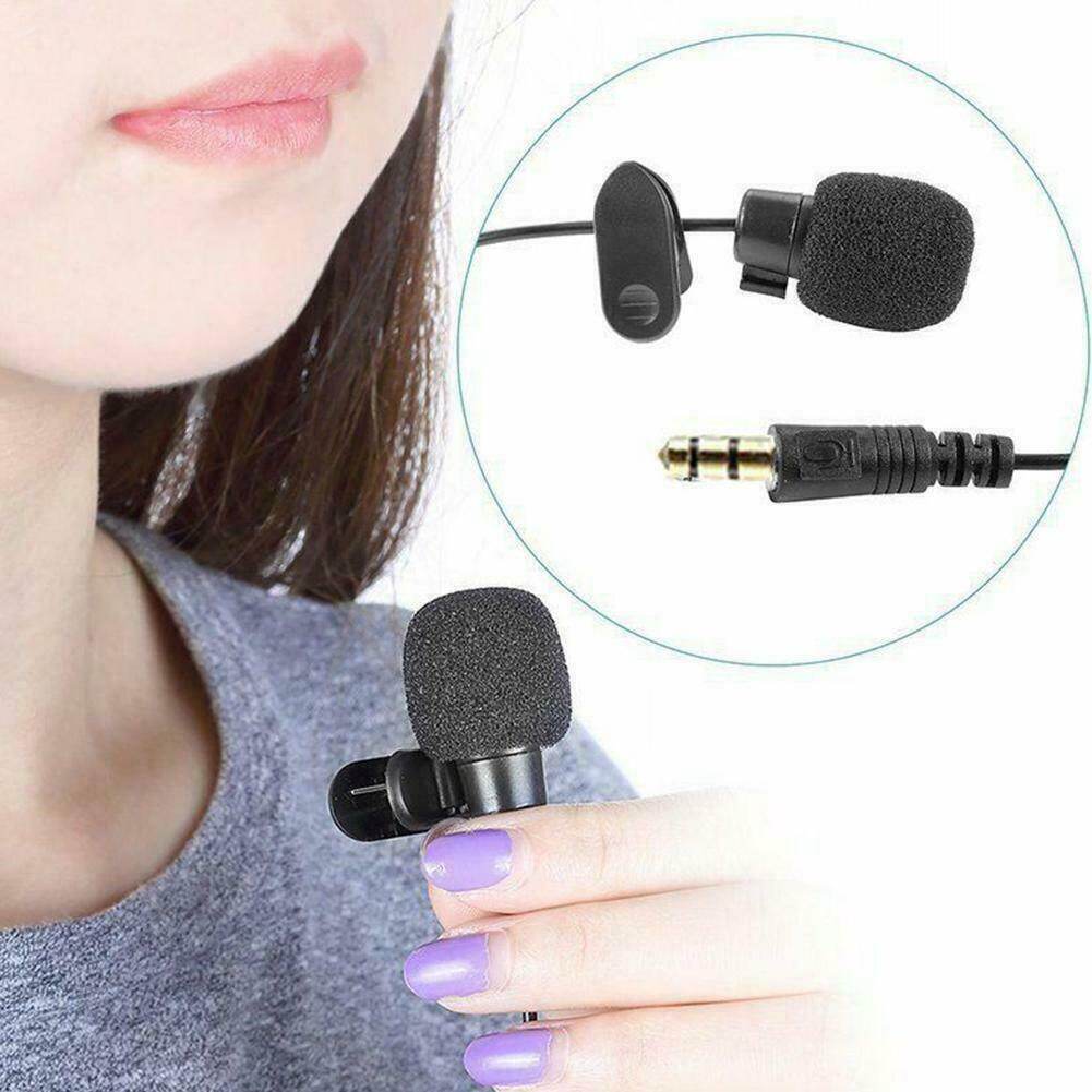 [Songful] 3.5mm clip trên ve áo mini Micrô Rảnh Tay Micro có dây Lavalier giảm tiếng ồn phòng thu bài giảng bài giảng micro bên ngoài cho máy tính điện thoại