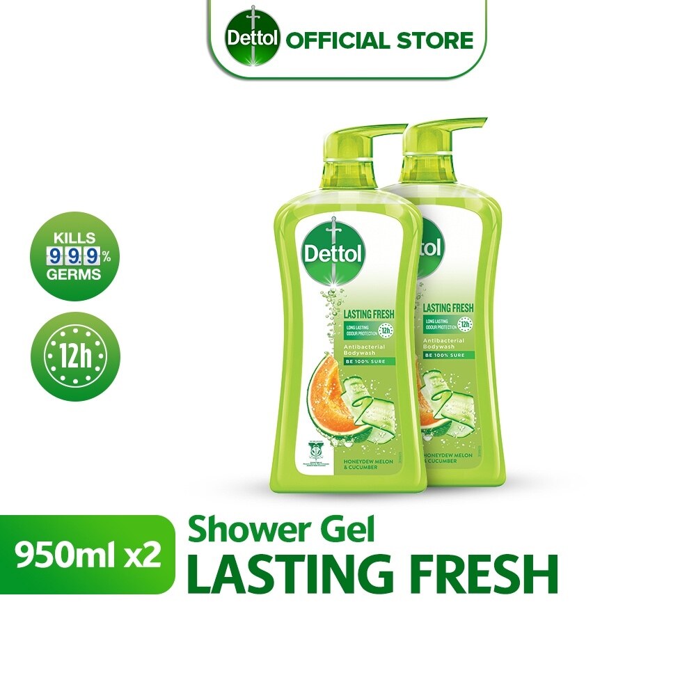 Dettol Shower Gel Body Wash 950ml Twin Pack Lazada