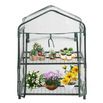Jomoo Store Mini Greenhouse Outdoor Growbag Growhouse Pvc Cover Plastic Garden Green House Lazada Ph