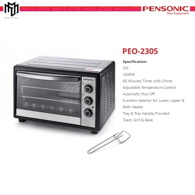 Pensonic PEO-2305 Table Top 23L Electric Oven 1500W - PEO2305