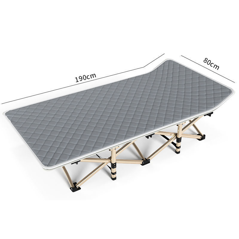 Reinforced folding sheets, people lunch break bed, multifunctional home recliner, folding office adult escort nap bed