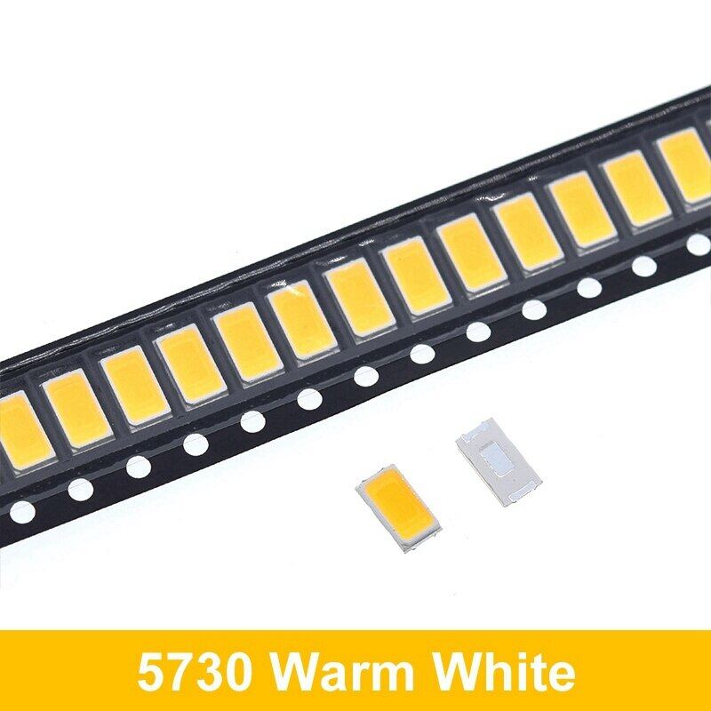 200pcs 5630/5730-cw/ww 0.5w-150ma 50-55lm 6500k white light smd 5730 5630 led 5730 diodes