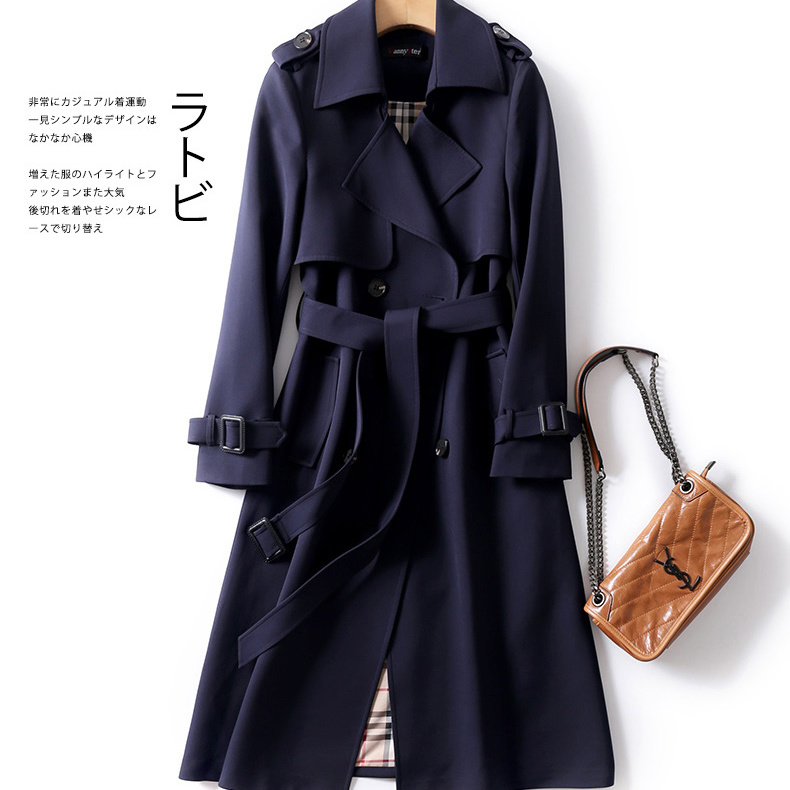 今季新作】louren volume flare 楽しい trench coat 