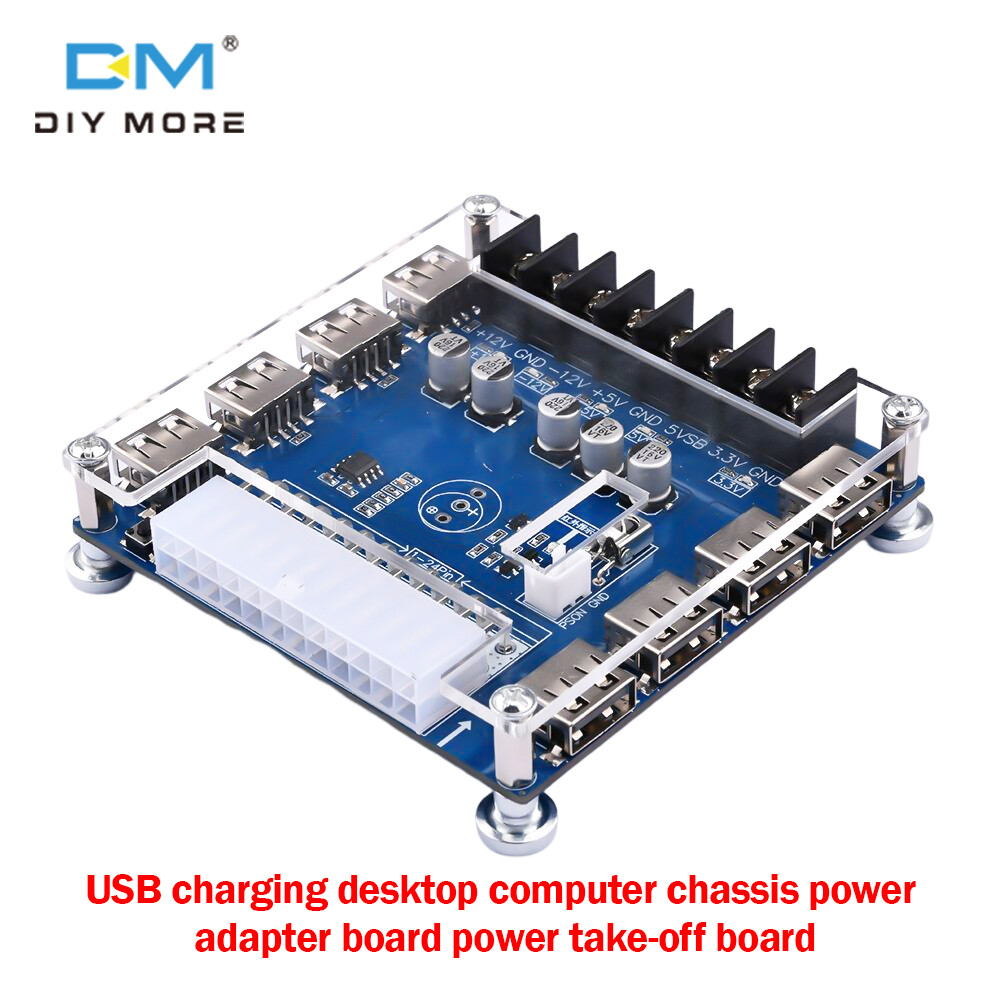 diymore USB Charging Desktop Chassis Power Adapter Board with Infrared Detection Function for TV Power Amplifier 5V/2A