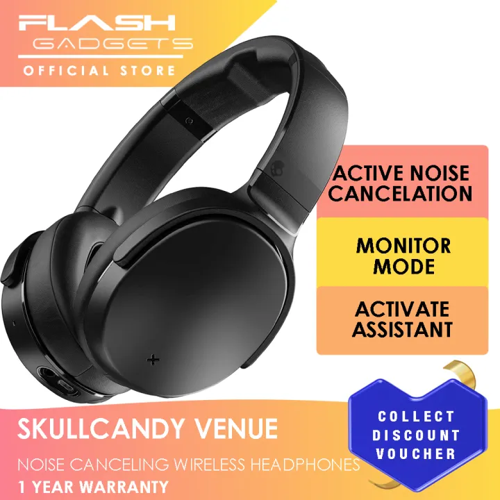 skullcandy venue active noise canceling wireless