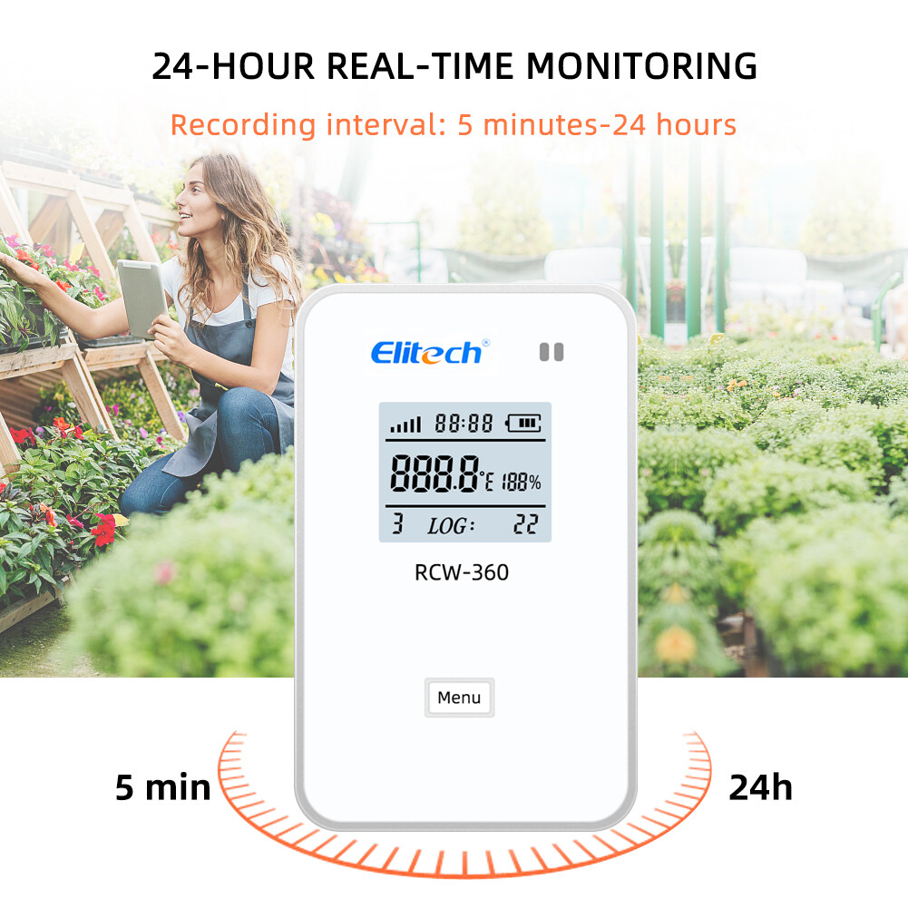 RCW-360 WIFI Remote Wireless Temperature and Humidity Data Logger Temperature Recorder Data Logger APP Cloud Data Storage