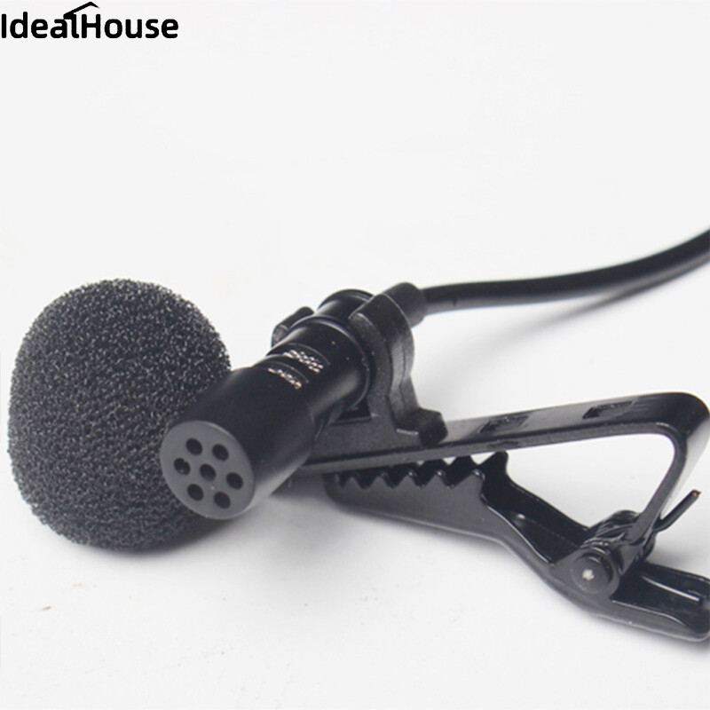 IDealHouse【ready stock】3.5mm Clip On Mini Lapel Lavalier Microphone