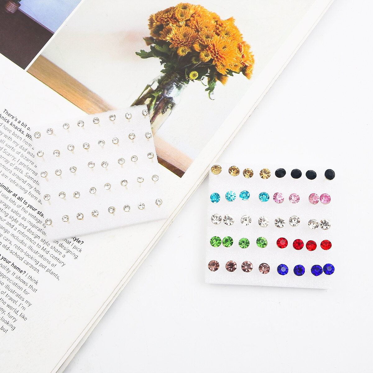 20 Đôi Bông Tai Màu Sắc Hỗn Hợp Thời Trang Hàn Quốc Bộ Khuyên Tai Dạng Hạt Nhựa Acrylic Đơn Giản Phong Cách Instagram Cho Nữ Quà Tặng Trang Sức Cho Bé Gái