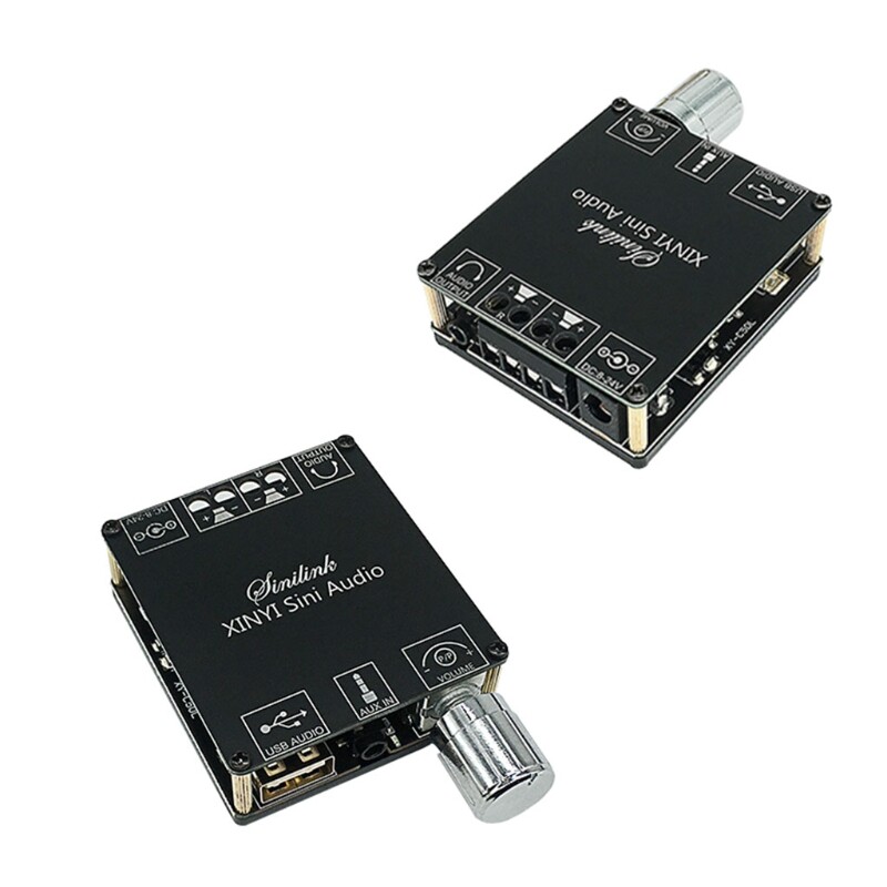 Home Passive Amplifier Speakers Bluetooth-compatible Board Module Amplifier 3.5mm AUX + Bluetooth-compatible 5.0 Amp