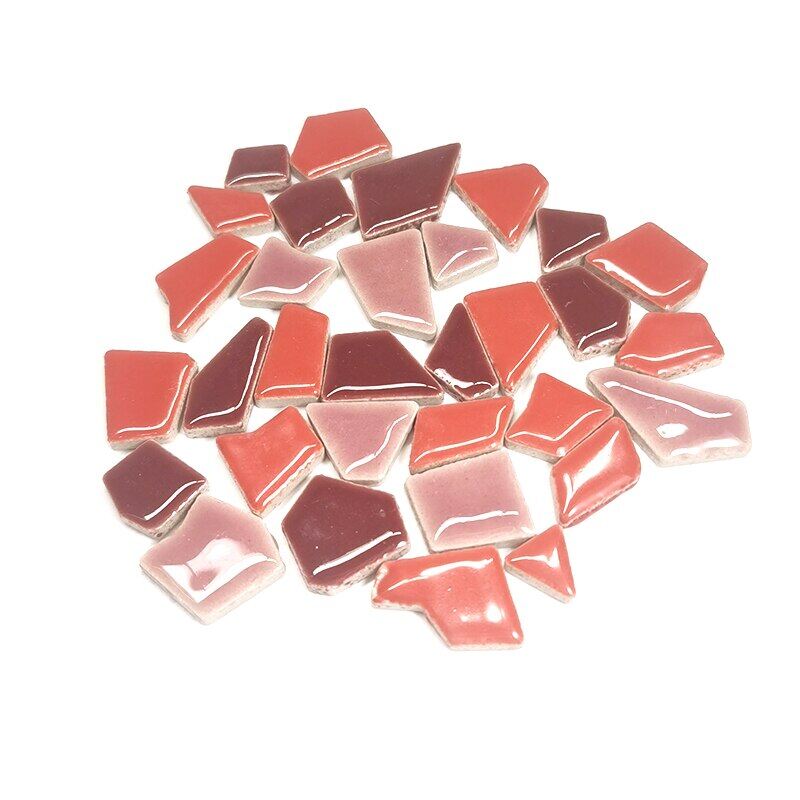 80g/2.82oz porcelain mosaic tiles 1-2.5cm 0.4mm thickness ceramic mosaic stones diy mosaic craft material