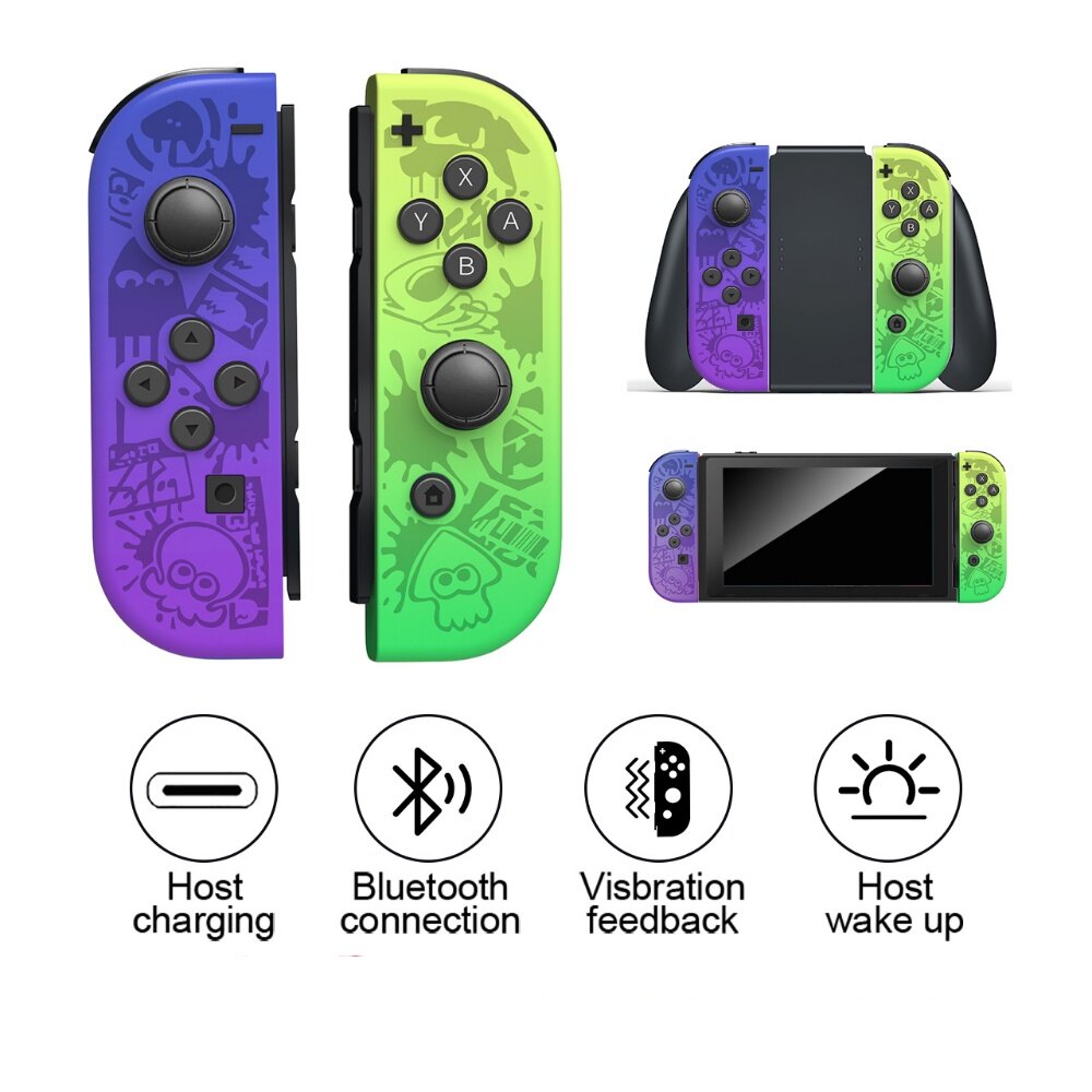 JoyCon Controller Compatible with Nintendo Switch, NS Controllers Joycon Support Dual Vibration/Wake-up Function/Motion Control