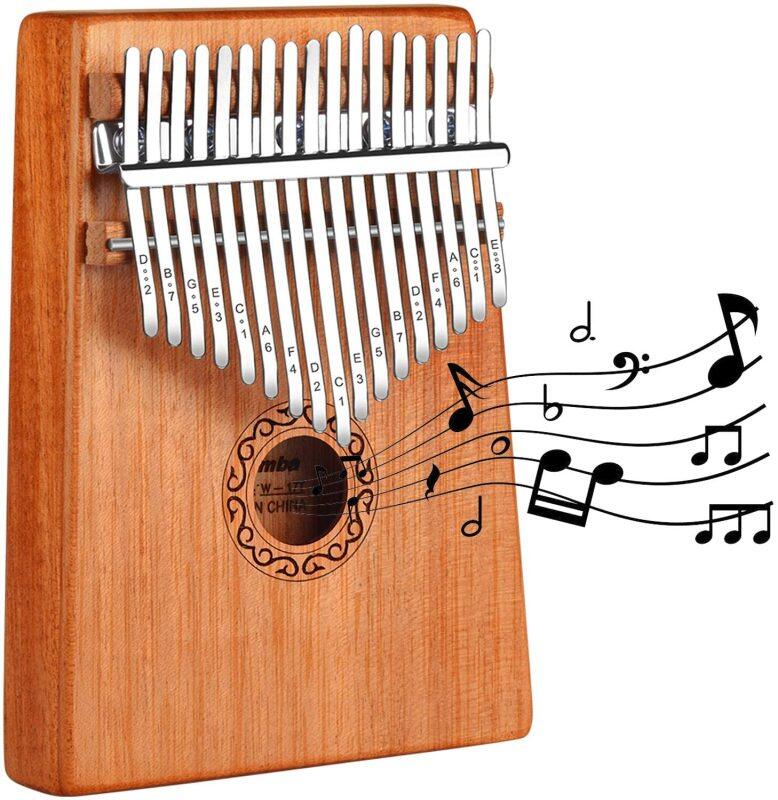 Kalimba Phiên 17-Tone Người Mới Bắt Đầu Với Ngón Tay Cái Đàn Piano Ngón Tay Piano Cụ Peach Gỗ