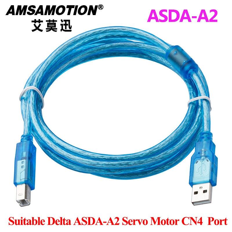 ASDA-B2 AB Suitable For Delta A2 Servo Drive CN3 Connect PC Communication Programming Cable ASD-CNUS0A08