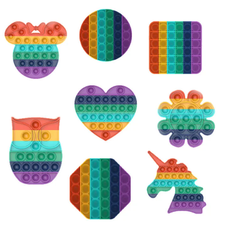 unicorn pop it fidget toy