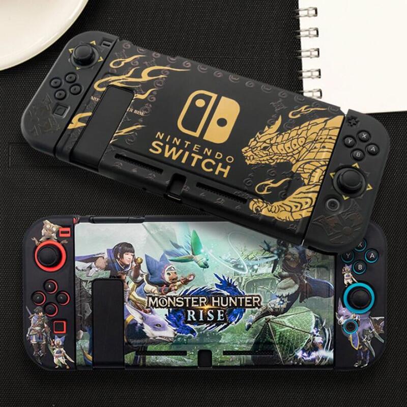 , Ốp Lưng Bảo Vệ Cho Monster Hunter RISE Nintendo Switch NS Console Joy-Con