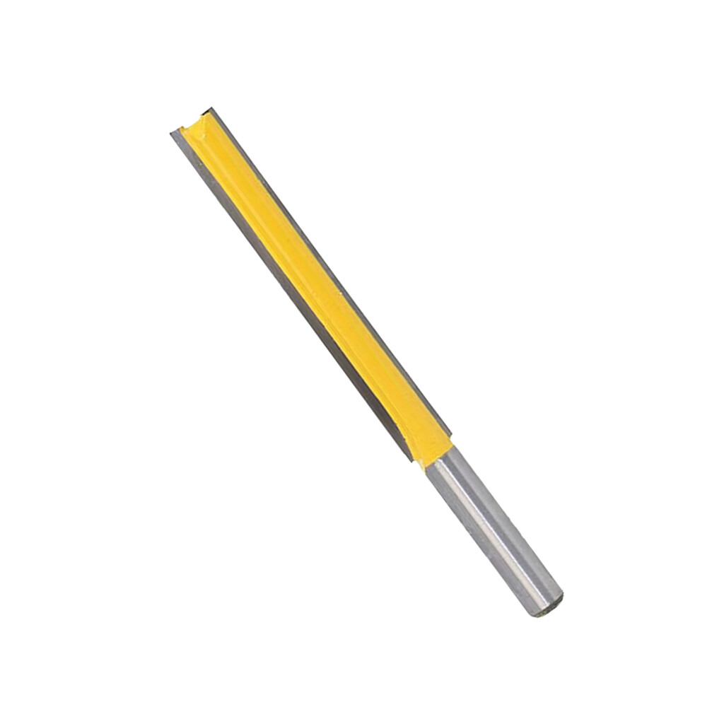 WDWonder Extra Long Straight Router Bit Wood Milling Cutter Slotted Trimming