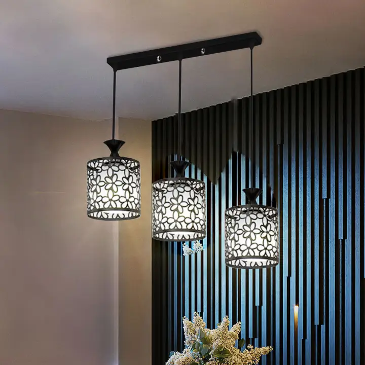 flower pendant light