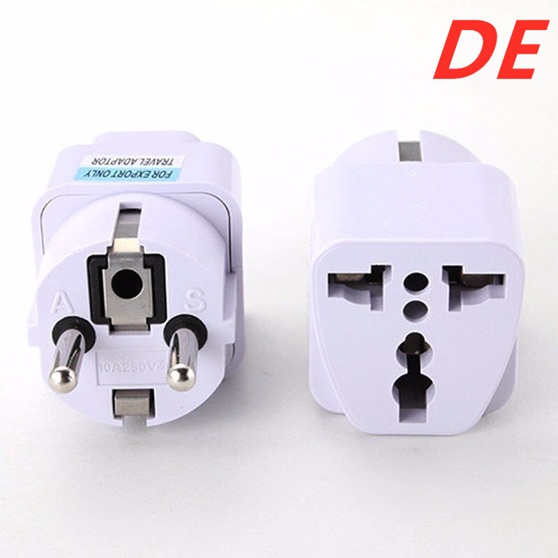 Universal Plug Adapter UK US AU To European Brazil AC Power Socket