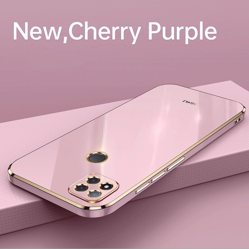 Xiaomi Redmi 9C 10C Case Shockproof Soft Silicone Electroplating Back Cover Case Redmi 10C 9C Phone Casing