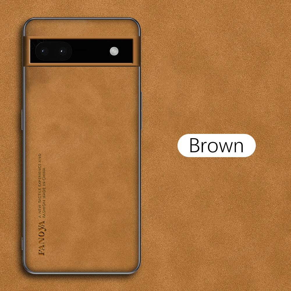Luxury Sheepskin Texture Leather Cover For Google Pixel 6A 5G 7 Pro Business Matte Silicone Protection Phone Case Pixel6A Pixel6 Pro Google Pixel 7 Pro Pixel 7 Pro Pixel 8 Pro Google Pixel 7a