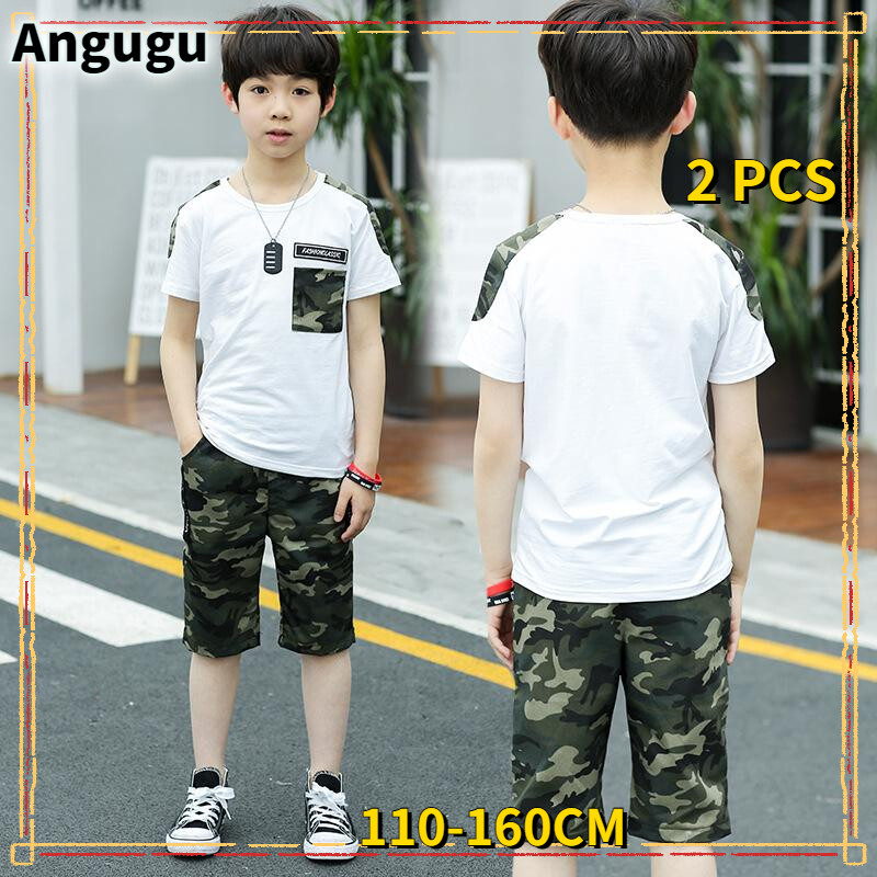 Children Cotton Baby Boy Girl Clothes Summer Camouflage Bag Sport T Shirt  Shorts 2Pcs/sets Infant Outfit Kids Toddler Tracksuits|Clothing Sets|  AliExpress | 2pcs/set Infant Baby Girl Camo Short Sleeve T-shirt Tops Shorts