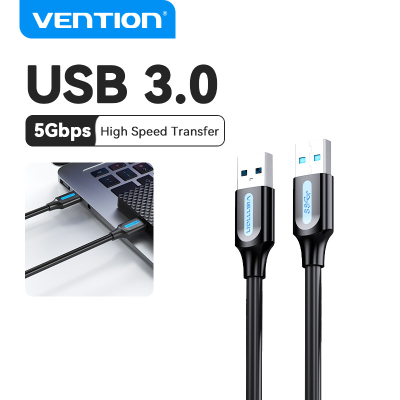 Vention Usb 3 0 A Male To A Male Cable 2a 5gbps Hight Speed Fast Transmission Usb Extension