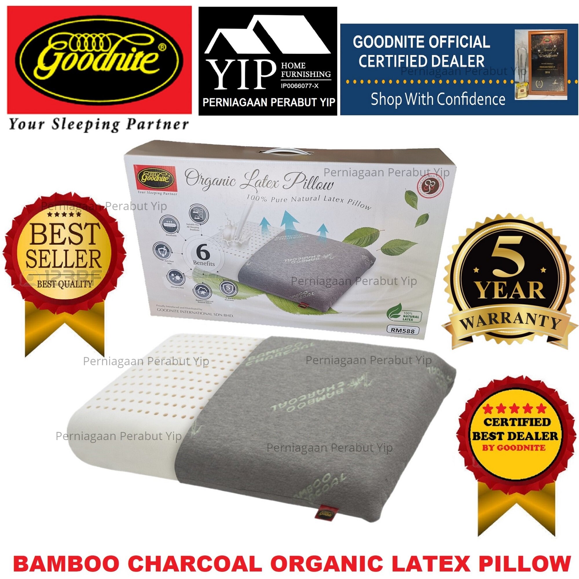 goodnite memory foam pillow