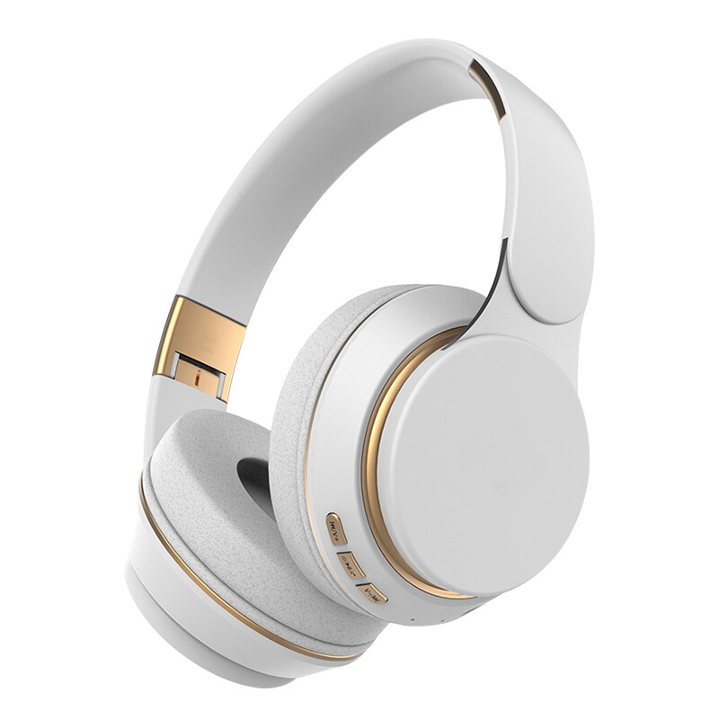 Wireless Headphones Bluetooth--compatible Headset Foldable Stereo Adjustable Earphones With Mic