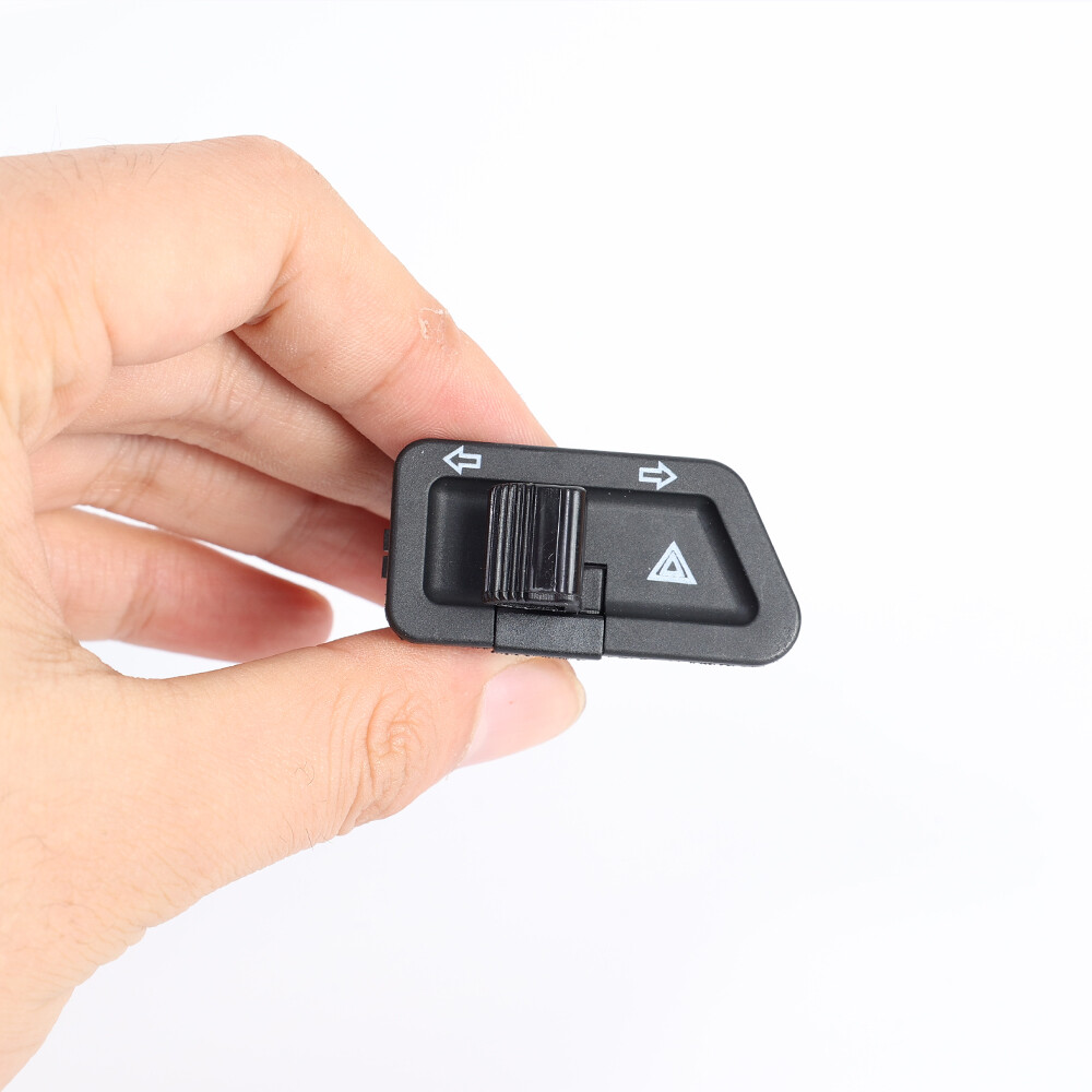 Tín hiệu báo rẽ nút công tắc 3 pin đôi đèn flash nút cho GY6 125cc 150cc Phụ tùng xe tay ga thay thế dễ dàng để cài đặt